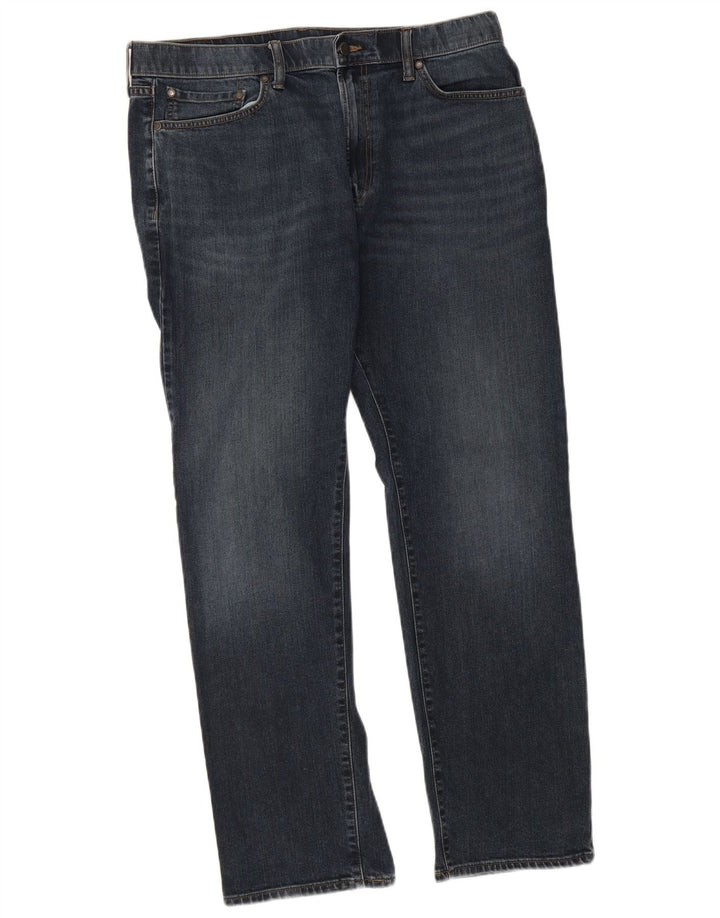 Marks & Spencer Mens Regular Straight Jeans W36 L31 Blue Cotton