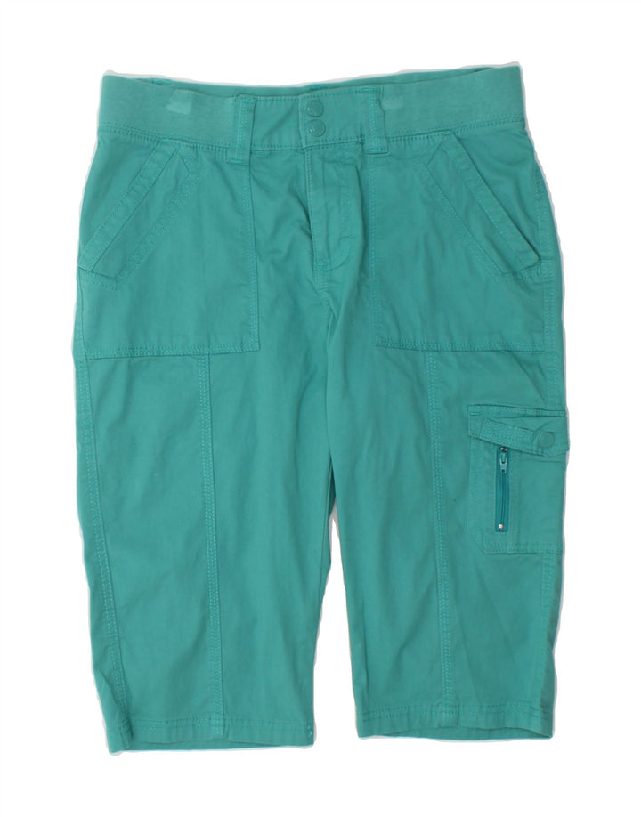 LEE Womens Easy Fit Cargo Shorts US 8 Medium W30  Turquoise Cotton Vintage Lee and Second-Hand Lee from Messina Hembry 