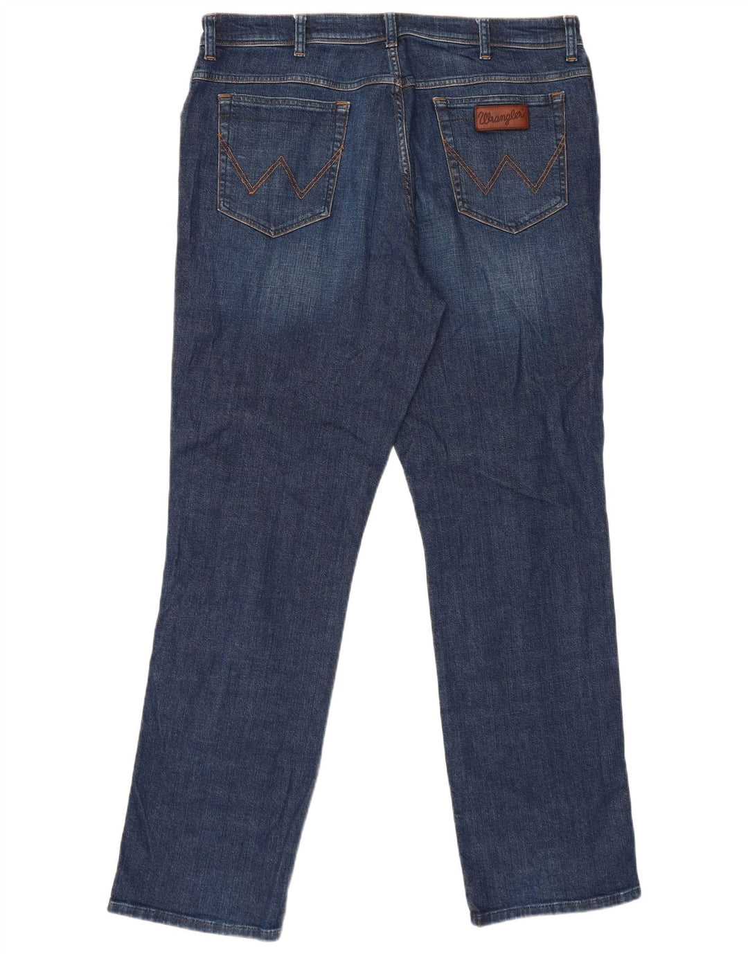 Wrangler Mens Texas Straight Jeans W40 L34 Blue Cotton