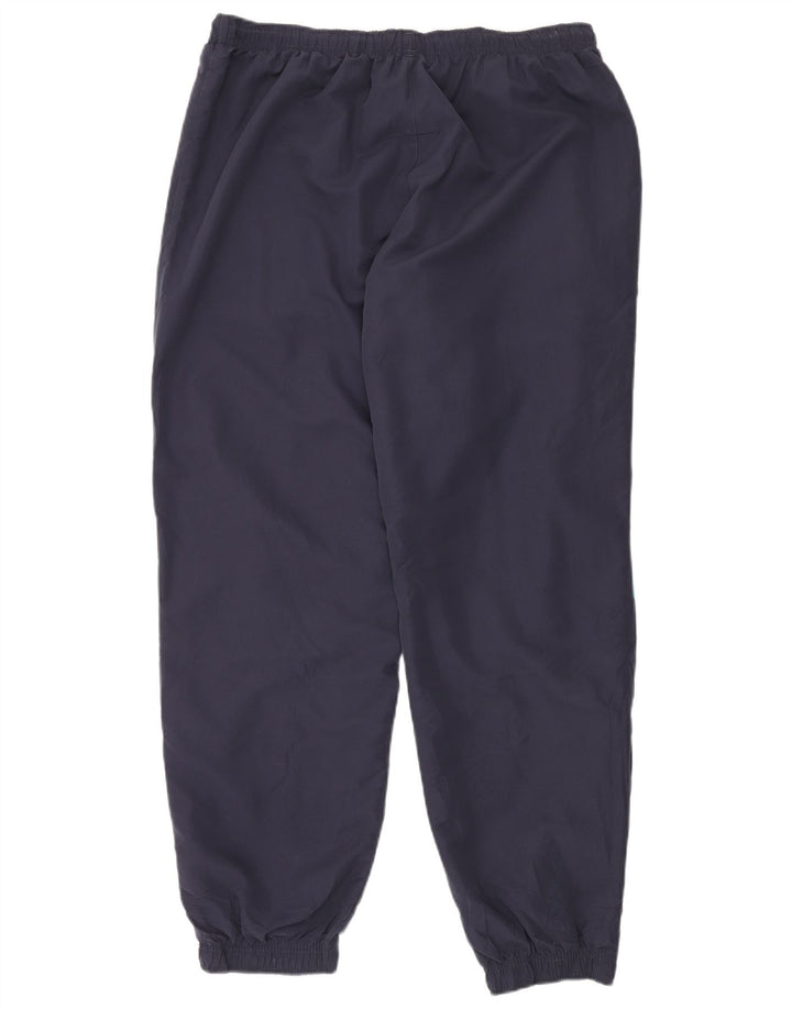 PUMA Mens Tracksuit Trousers Joggers XL Navy Blue Colourblock Polyester