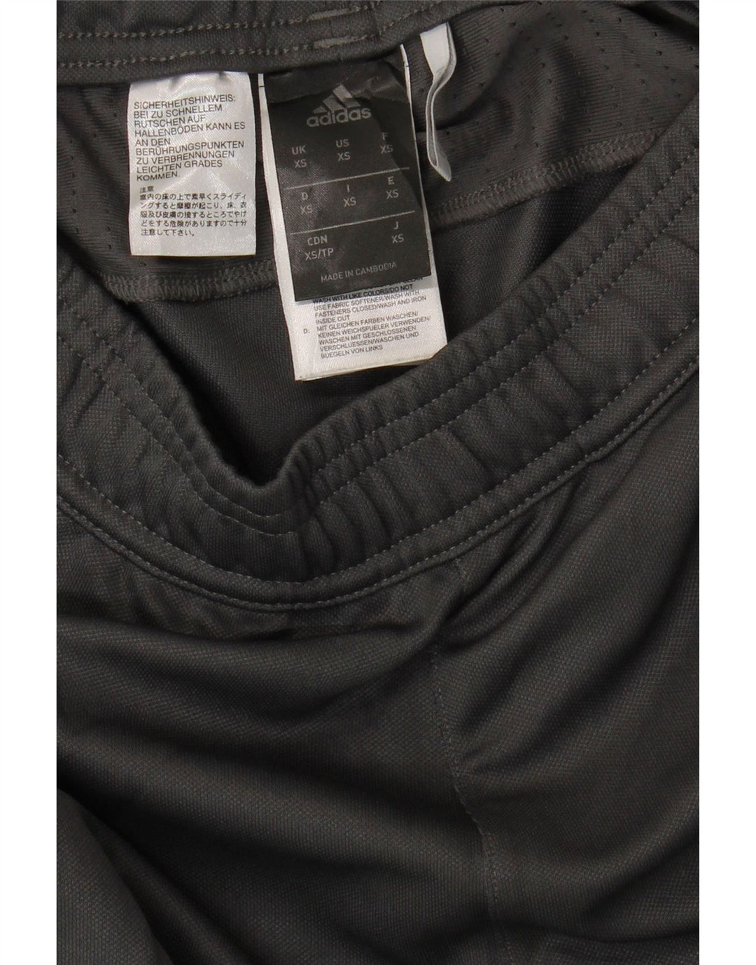 Adidas Mens Tracksuit Trousers XS  Grey Polyester