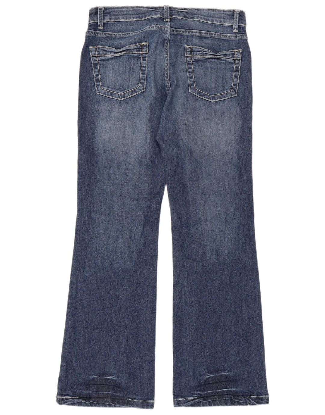 Marks & Spencer Damen Bootcut-Jeans UK 12 Medium W33 L30 Blaue Baumwolle