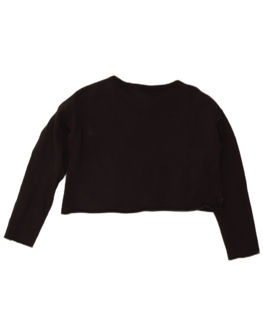 Champion Sweat-shirt oversize Crop Graphic pour femme UK 10 Petit Noir