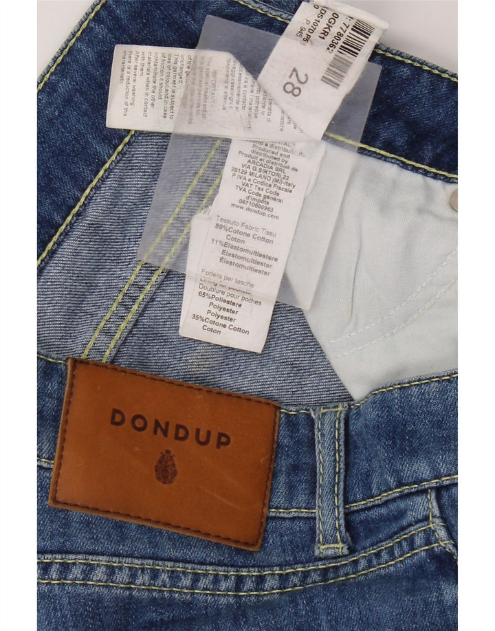 Dondup Womens Slim Jeans W28 L28 Blue Cotton
