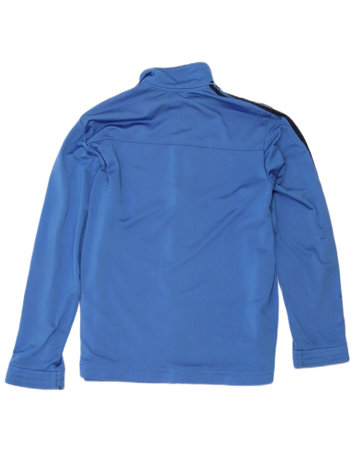 Adidas Mens Graphic Tracksuit Top Jacket UK 44/46 Large Blue Polyester