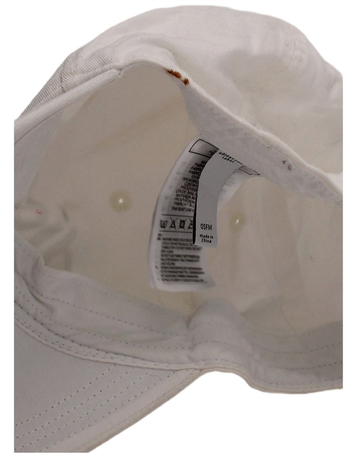 Adidas Mens Graphic Baseball Cap One Size White Cotton