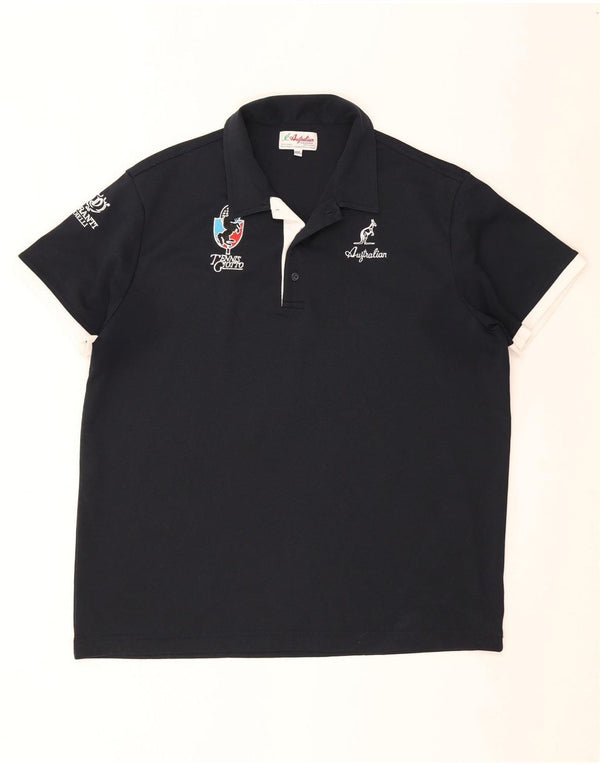 Polo da uomo AUSTRALIAN L'ALPINA 2XL poliestere blu navy