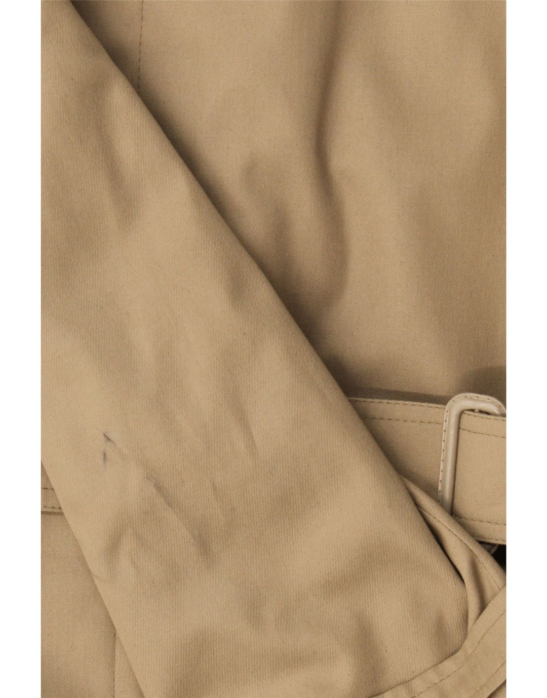 Vintage Mens Trench Coat IT 46 Small Beige Wool