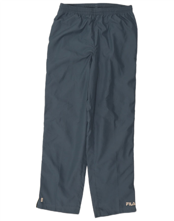 FILA Mens Tracksuit Trousers Medium  Blue Polyester