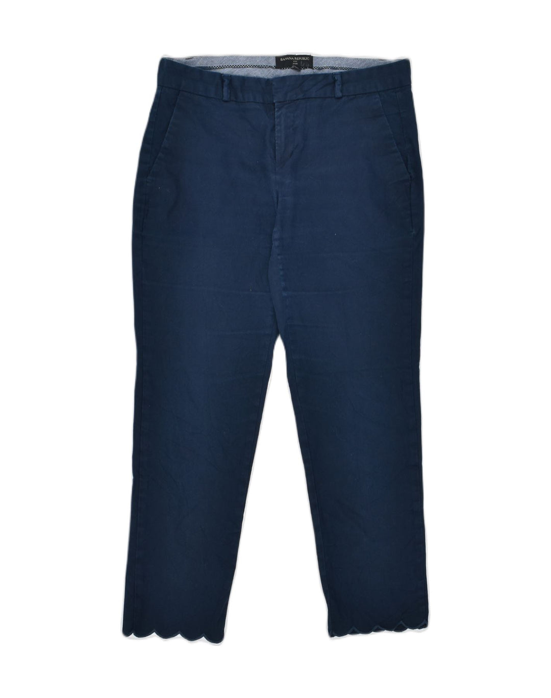 BANANA REPUBLIC Womens Capri Chino Trousers US 2 XS W30 L25 Navy Blue | Vintage | Thrift | Second-Hand | Used Clothing | Messina Hembry 