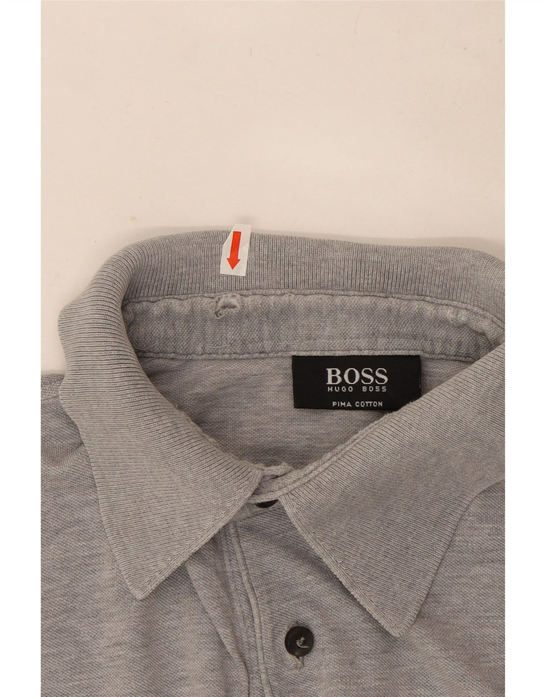 Hugo Boss Herre poloshirt Medium Grey Flecked Bomuld