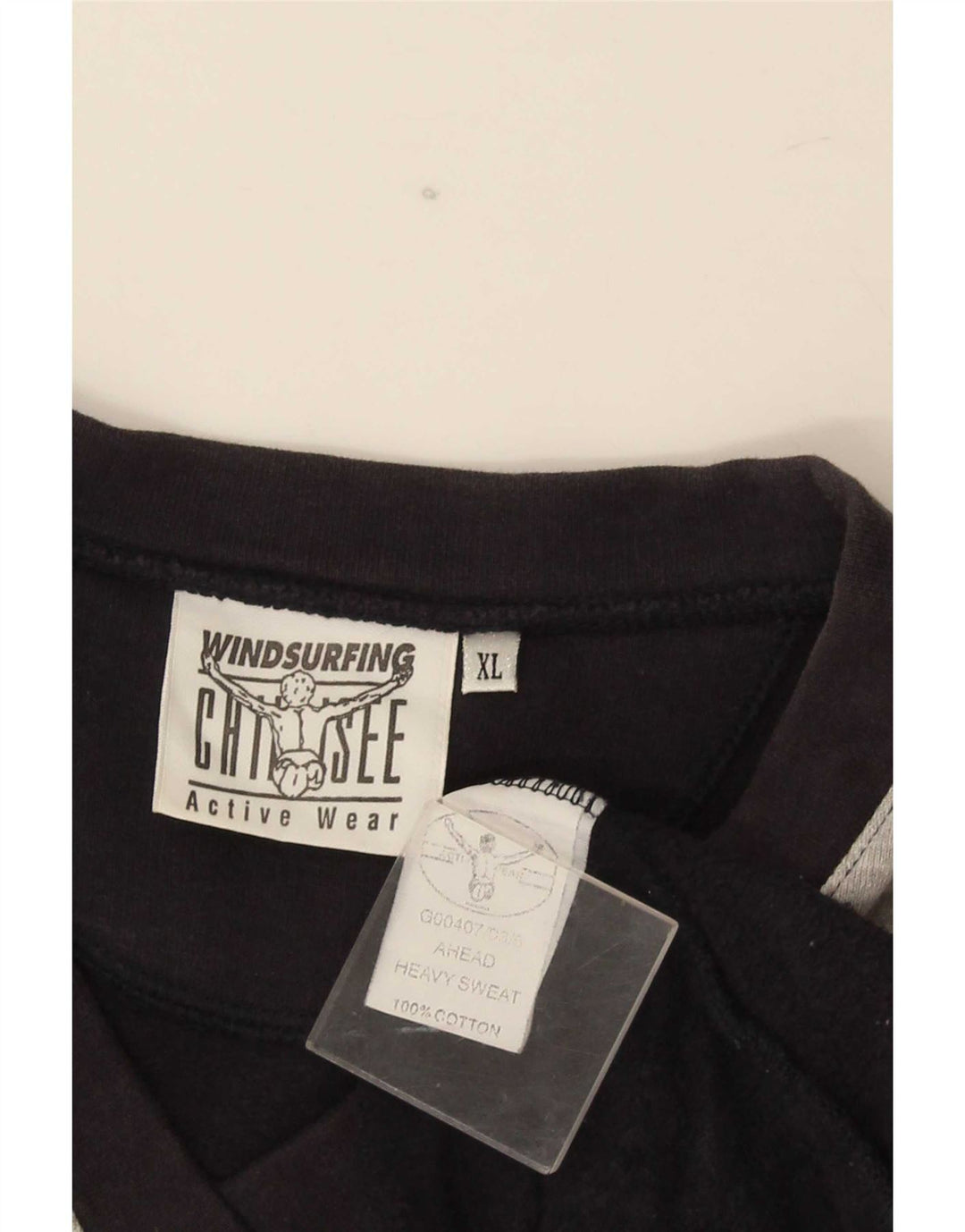 Chiemsee Mens Tracksuit Top Jacket XL Black Colourblock Cotton