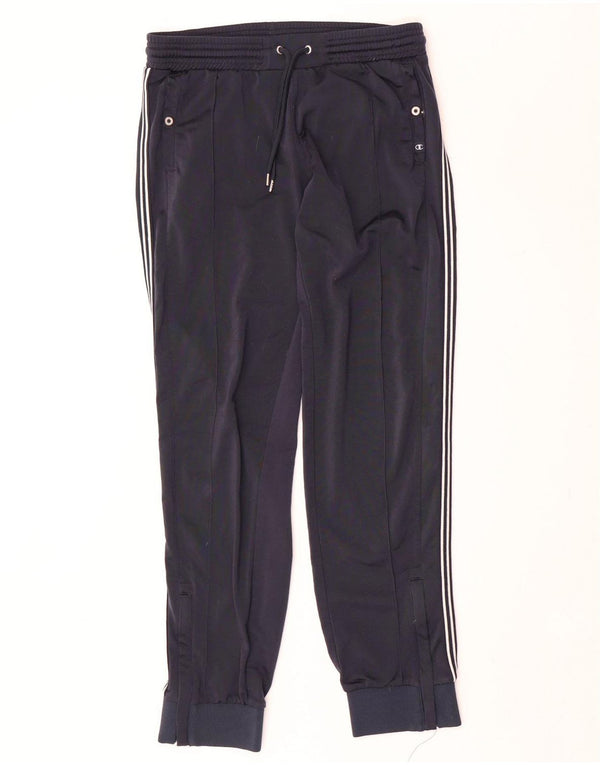 Champion Womens træningsdragt Bukser Joggers UK 14 Medium Navy Blue Polyester