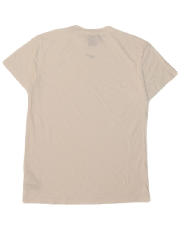 T-shirt da uomo Nike Top in cotone bianco medio