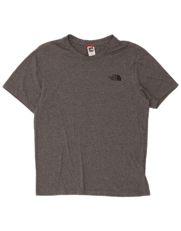 The North Face Mens T-Shirt Top Medium Grey Flecked Cotton