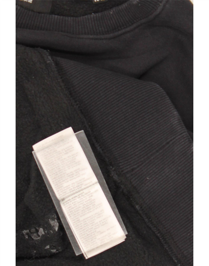 Superdry Damen-Sweatshirt mit Grafik-Übergröße, Gr. 10, Schwarz