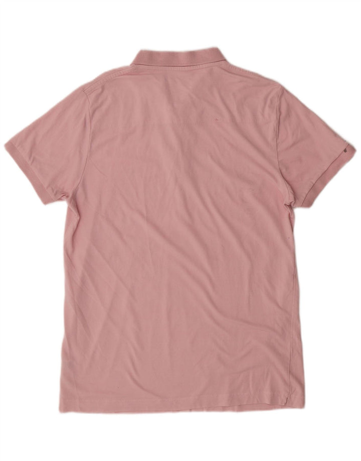 French Connection Mens Polo Shirt XL Pink Cotton