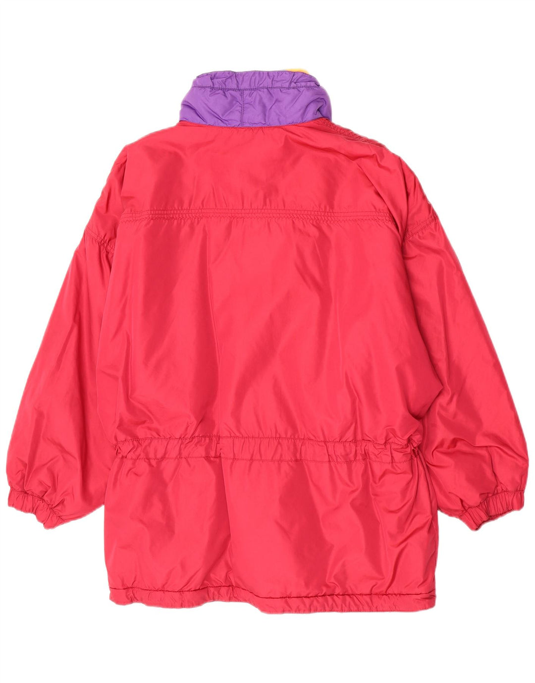 Vintage Womens Oversized Ski Jacket IT 44/46 Medium Red Colourblock