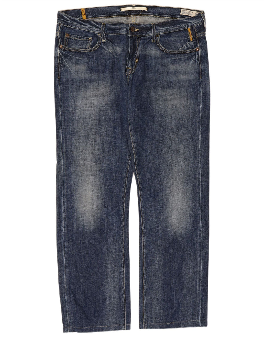 Meltin' Pot Mens Markus Straight Jeans W38 L31 Blue