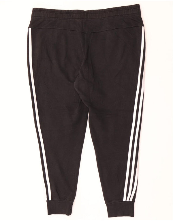 Adidas træningsdragt til kvinder Joggers UK 12/14 Medium Black Bomuld