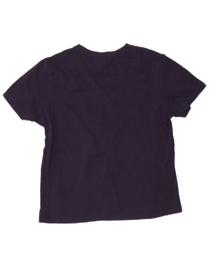 Kappa Mens T-Shirt Top Large Navy Blue Cotton