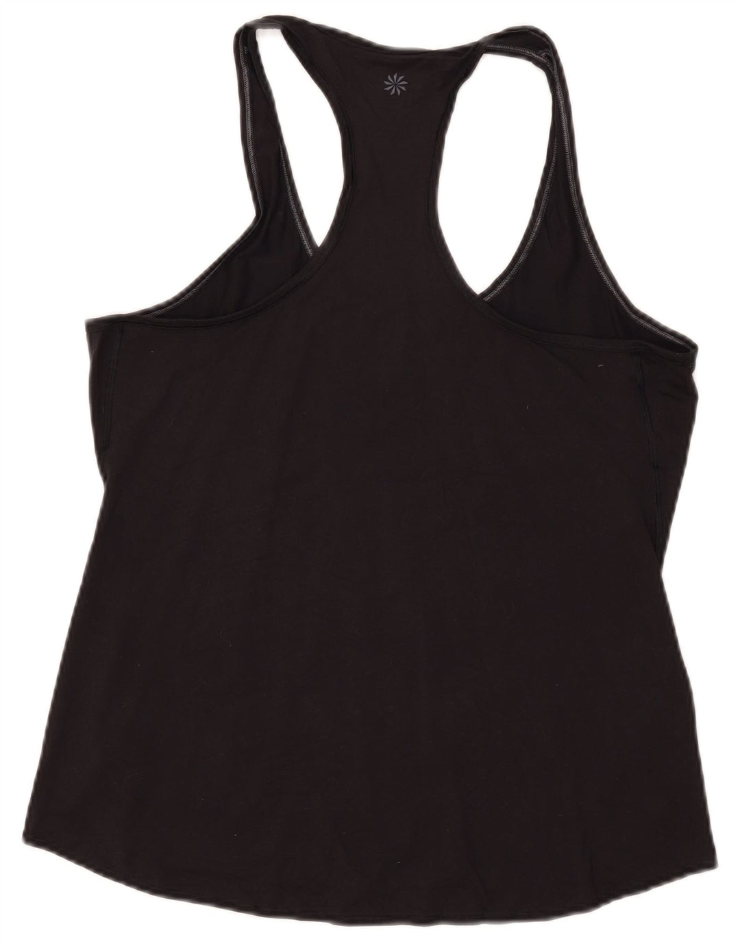 ATHLETA Womens Vest Top UK 14 Large Black Polyester