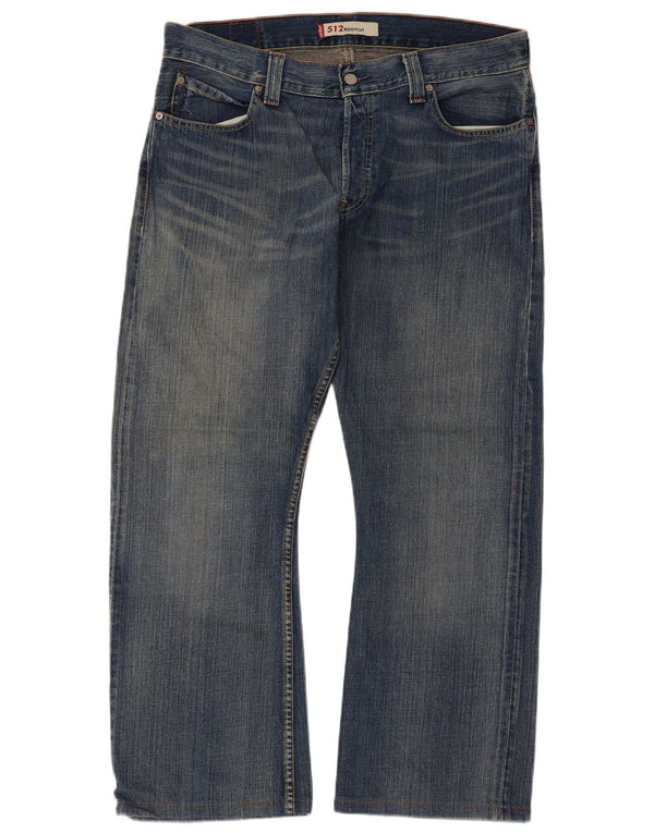 Levi's Mens 512 Bootcut farmer W38 L29 kék