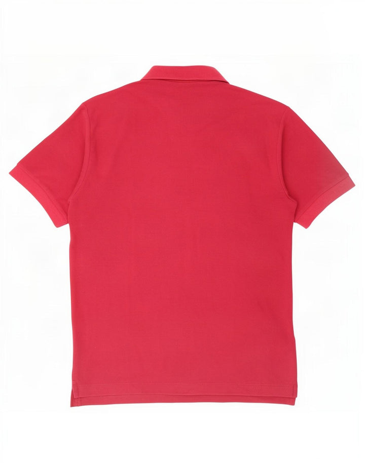 Camisa polo masculina Fila médio algodão rosa