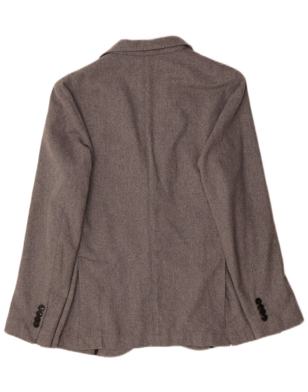 Liu Jo Mens 2 Button Blazer Jacket UK 38 Medium Grey Wool
