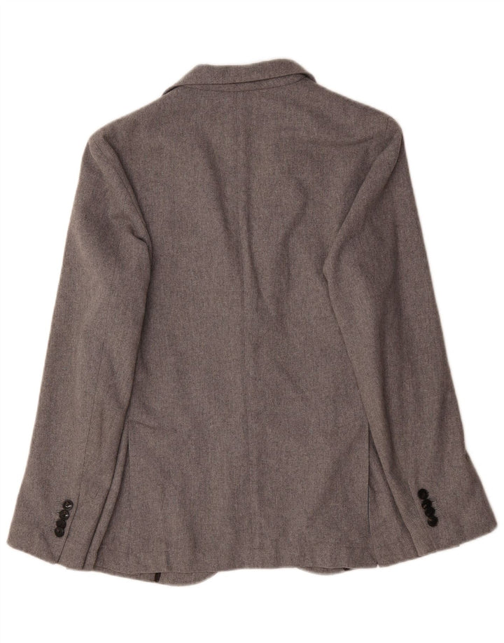 Giacca blazer a 2 bottoni da uomo Liu Jo UK 38 Lana grigio medio