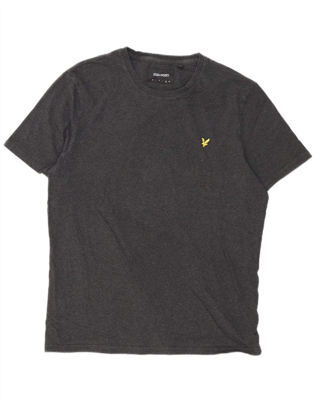 Lyle & Scott Mens T-Shirt Top XL Grey Cotton