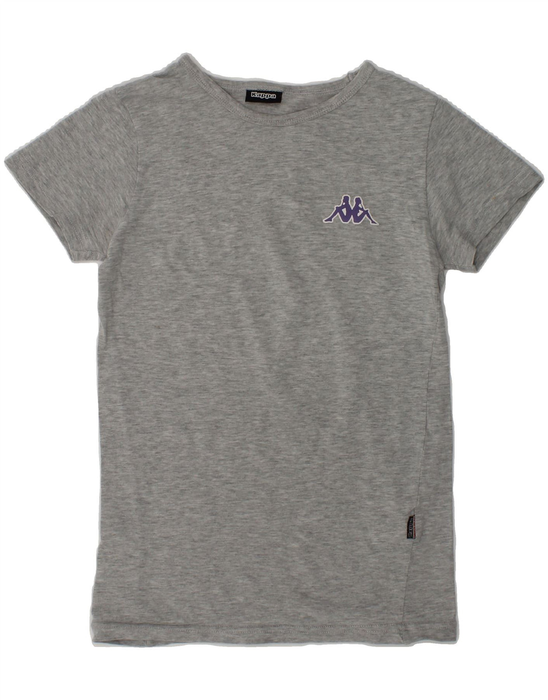 KAPPA Girls T-Shirt Top 5-6 Years Grey Cotton | Vintage Kappa | Thrift | Second-Hand Kappa | Used Clothing | Messina Hembry 