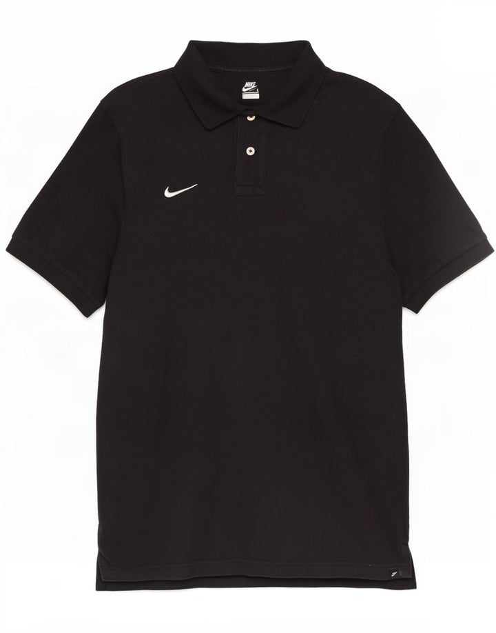 Nike Mens Polo Shirt Large Black Cotton
