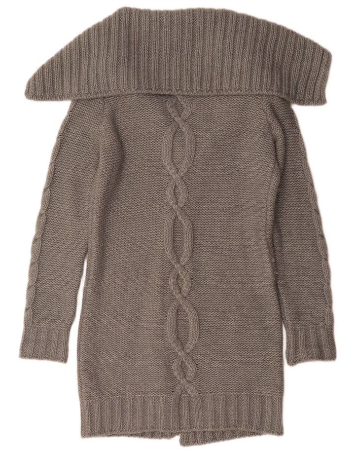 Murphy & Nye Womens Longline Cardigan Sweater UK 16 Large Grey