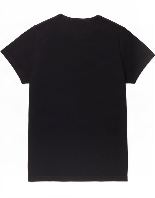 T-shirt grafica da uomo Tommy Hilfiger Top piccola in cotone blu navy