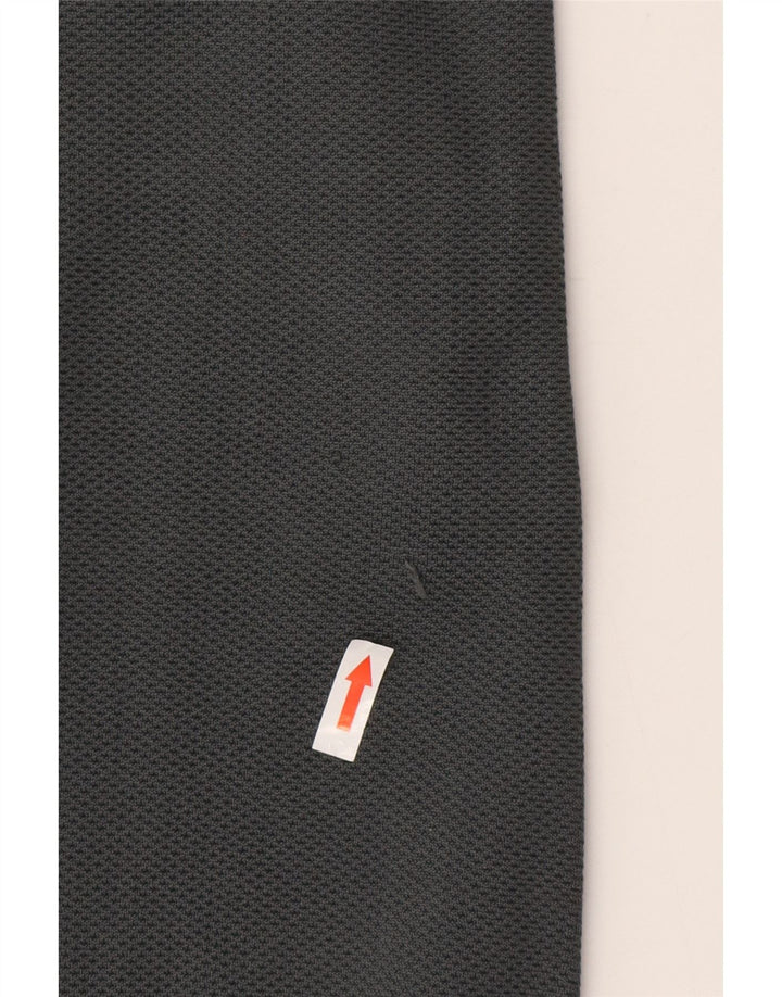 Adidas Womens Tracksuit Trousers UK 14 Medium Grey Colourblock Polyester