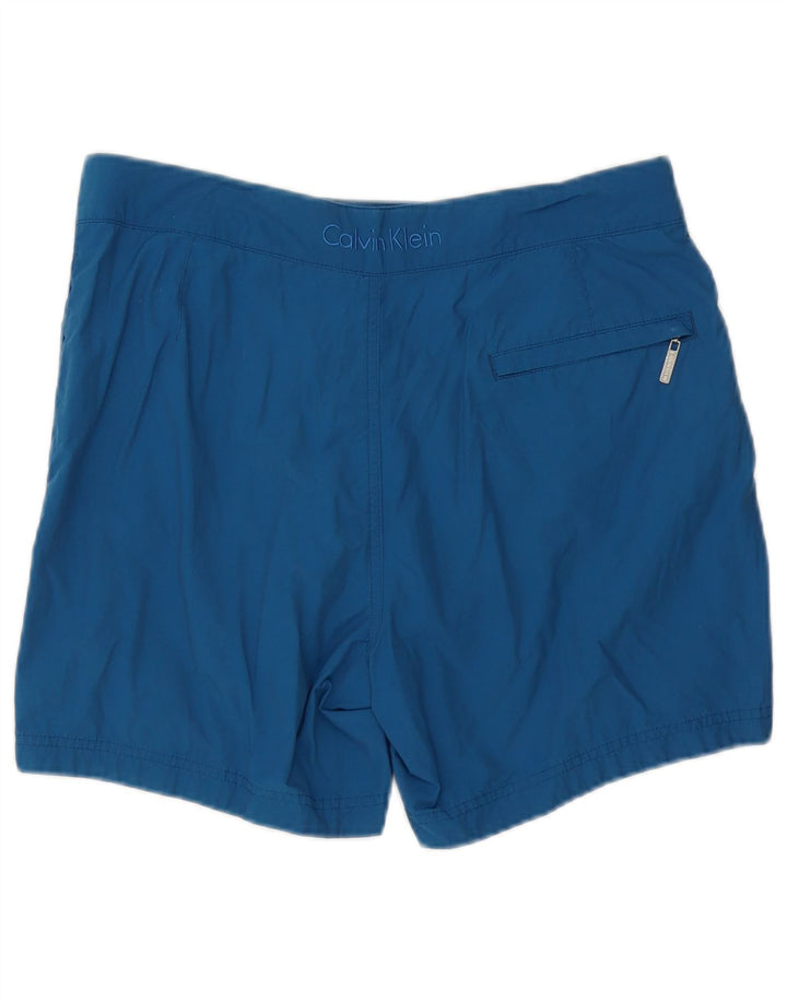 Calvin Klein Mens Swimming Shorts Medium Blue Cotton