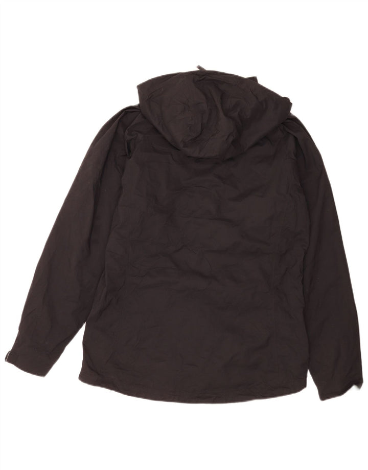 Berghaus Boys Hooded Rain Jacket 11-12 Years Black Polyamide