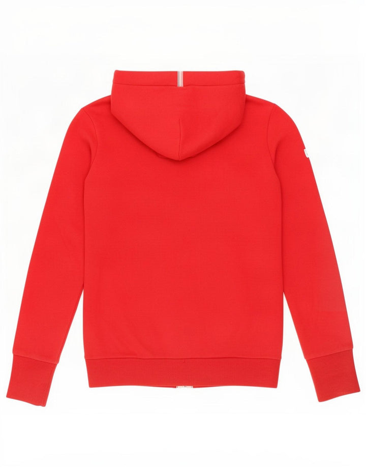 Maglione con cappuccio e zip da donna Superdry UK 10 Small Rosso Poliestere