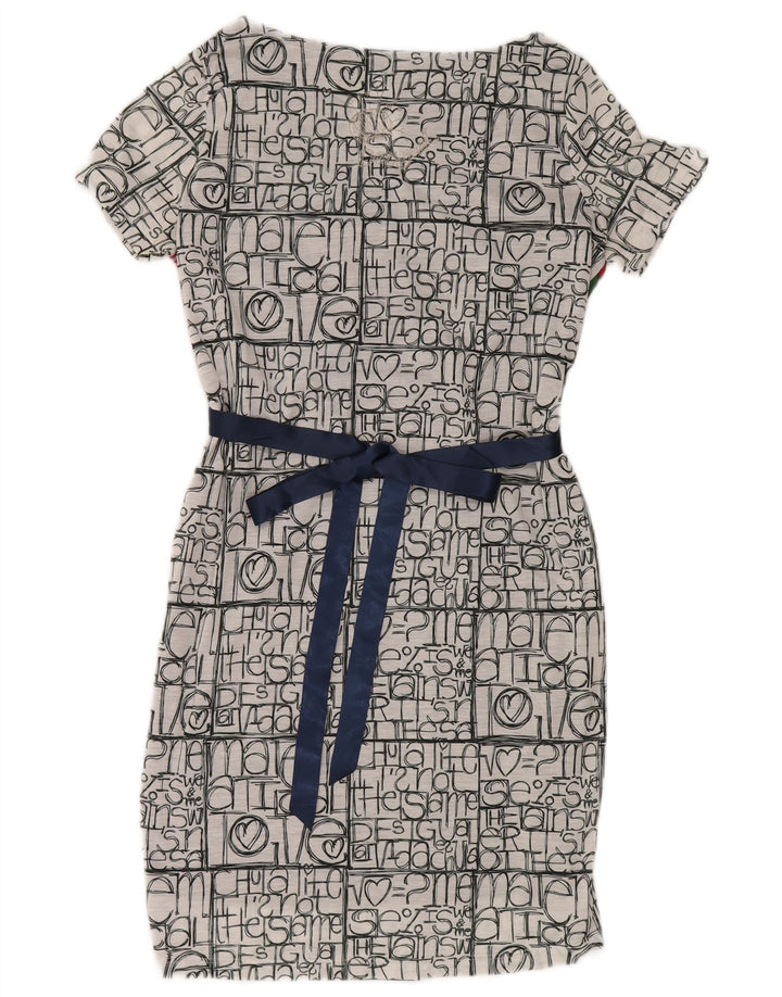 Desigual Γυναικείο Graphic Basic Φόρεμα UK 14 Μεγάλο πολύχρωμο πολυεστέρα