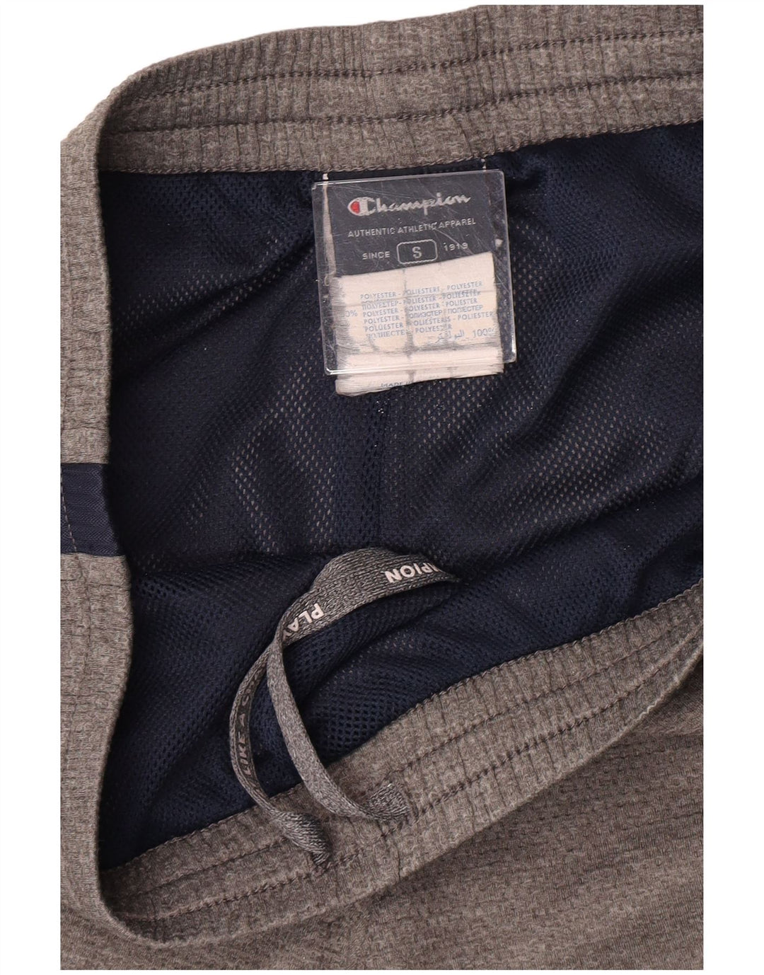 Champion Herre Sportshorts Små Grå Colourblock Polyester