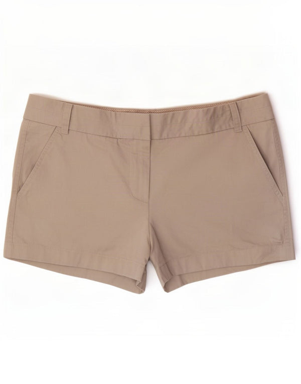 J. Crew Womens Chino Shorts US 12 Large W36 Grey Cotton