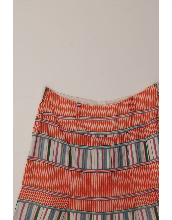 VINTAGE Womens A-Line Skirt W28 Medium  Red Striped Vintage Vintage and Second-Hand Vintage from Messina Hembry 