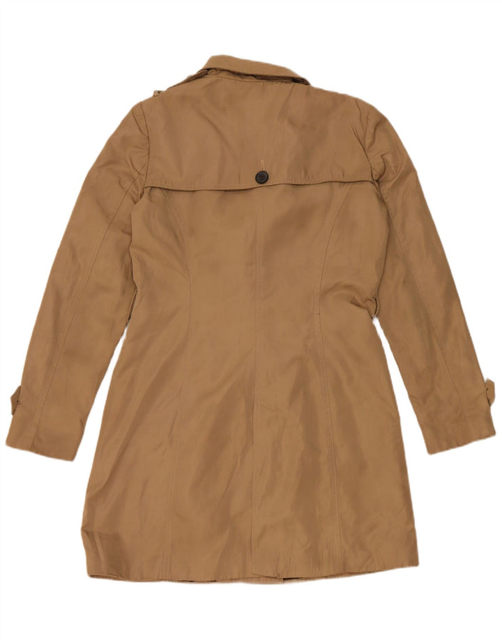Zara Trench Femme UK 44 Polyester Beige Moyen