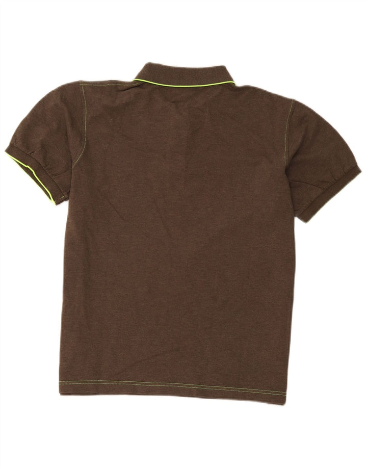 Sun68 Mens Polo Shirt Large Brown Cotton