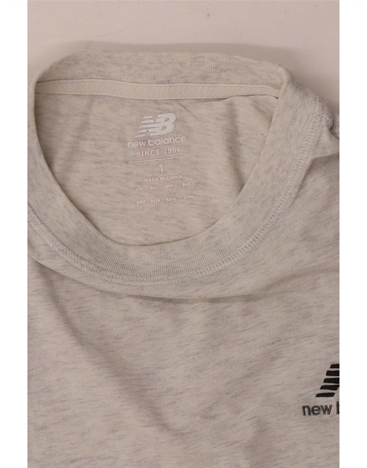 Maglietta da uomo New Balance Top piccola grigia chiazzata