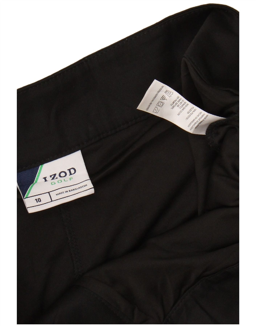 Fusta IZOD pentru femei, mare W32 L7, poliester negru