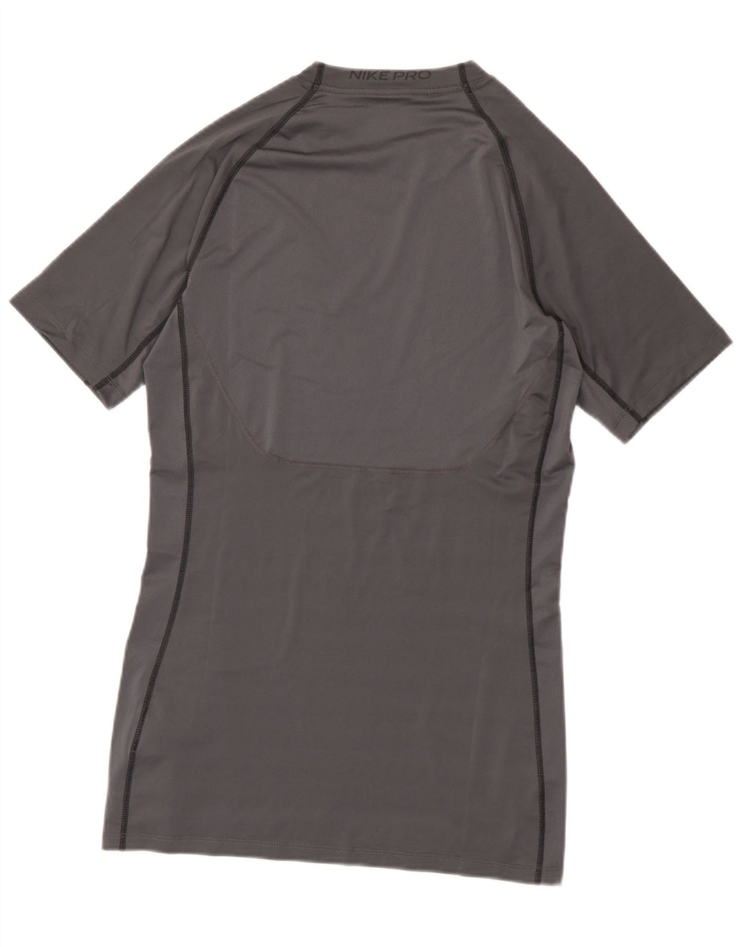 Nike Mens Dri Fit Slim Fit Graphic T-Shirt Top Large Grey Polyester