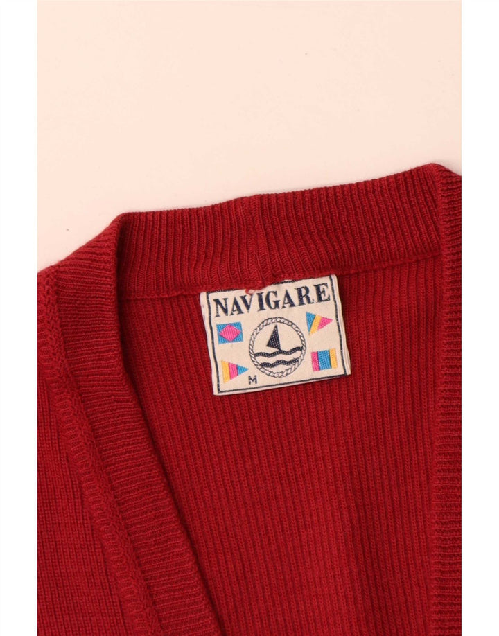 Navigare Cardigan Pull Homme Rouge Moyen