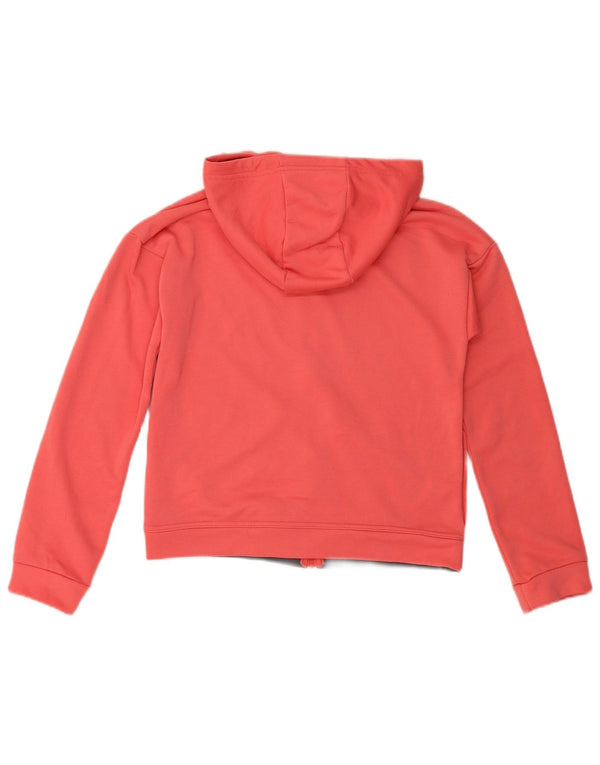 Γραφικό πουλόβερ Nike Girls Dri Fit με κουκούλα 13-14 ετών ροζ χρώματος